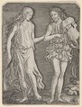Orpheus and Eurydice, Marcantonio Raimondi  Italian, Engraving