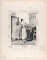 Rien n'est si joli que la fable, si triste que la vérité!, plate 30 from the suite Les Lorettes, published in "Le Charivari", Paul Gavarni [Chevalier] (French, Paris 1804–1866 Paris), Lithograph; first state of three
