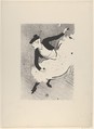 Edmée Lescot (from Le Café Concert), Henri de Toulouse-Lautrec  French, Brush, crayon, and spatter lithograph printed in black on wove paper; only state