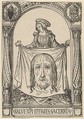 The Sudarium of Saint Veronica, Hans Burgkmair  German, Woodcut