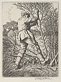 Hedge- laying, Stanley Arthur Charles Anderson  British, Engraving