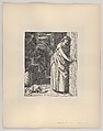 Rahab and the Spies, from "Dalziels' Bible Gallery", After Frederick Richard Pickersgill (British, London 1820–1900 Yarmouth, Isle of Wight), Wood engraving on India paper, mounted on thin card
