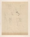 VI. Soularde, Henri de Toulouse-Lautrec  French, Lithograph printed with beige tint stone on laid paper