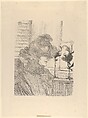 Louise Blouet "Le Margoin", Henri de Toulouse-Lautrec French, Lithograph on vellum