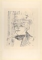 Madame Réjane, Henri de Toulouse-Lautrec French, Lithograph on wove paper