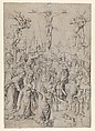 The Crucifixion, Master IAM of Zwolle Netherlandish, Engraving; first state