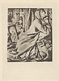 Mariana in the South (related to illustration for "The Palace of Art," Tennyson's Poems, New York, 1903), Dante Gabriel Rossetti  British, Photogravure