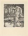 The Lady of Shalott (Tennyson's Poems, New York, 1903), William Holman Hunt  British, Photogravure
