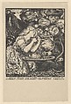Buy from Us with a Golden Curl (frontispiece to "Goblin Market and other Poems" by Christina Rossetti), Dante Gabriel Rossetti  British, Wood engraving