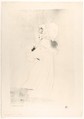 Miss May Belfort (Large Plate), Henri de Toulouse-Lautrec  French, Crayon and spatter lithograph printed in black ink on wove paper; first state