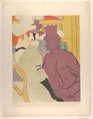The Englishman at the Moulin Rouge, Henri de Toulouse-Lautrec  French, Lithograph printed in six colors on laid paper; second state of two
