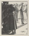The Pharisee and the Publican (The Parables of Our Lord and Saviour Jesus Christ), Sir John Everett Millais British, Wood engraving; proof