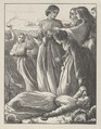 The Parable of the [Ten] Virgins (The Parables of Our Lord and Saviour Jesus Christ), Sir John Everett Millais  British, Wood engraving; proof