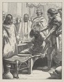 The Marriage Feast (The Parables of Our Lord and Saviour Jesus Christ), Sir John Everett Millais British, Wood engraving; proof