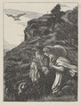 The Lost Sheep (The Parables of Our Lord and Saviour Jesus Christ), Sir John Everett Millais British, Wood engraving; proof