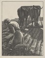 The Hidden Treasure (The Parables of Our Lord and Saviour Jesus Christ), Sir John Everett Millais British, Wood engraving; proof