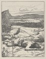 The Good Shepherd (The Parables of Our Lord and Saviour Jesus Christ), Sir John Everett Millais British, Wood engraving; proof