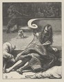 The Rich Man and Lazarus (The Parables of Our Lord and Saviour Jesus Christ), After Sir John Everett Millais (British, Southampton 1829–1896 London), Wood engraving; proof