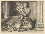 The Father's Leave-Taking, William Holman Hunt  British, Etching; proof