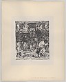 Moses and Aaron Before Pharoah, from "Dalziels' Bible Gallery", After Sir Edward John Poynter (British (born France), Paris 1836–1919 London), Wood engraving on India paper, mounted on thin card