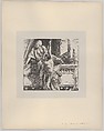 The Spies Escape, from "Dalziels' Bible Gallery", After Frederic, Lord Leighton (British, Scarborough 1830–1896 London), Wood engraving on India paper, mounted on thin card