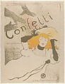 Confetti, Henri de Toulouse-Lautrec French, Lithograph printed in three colors on vellum