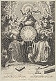 Christ, Ignatius of Loyola and Francis Xavier, Pieter de Jode I Netherlandish, Engraving