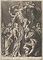 The Last Judgment, from The Passion of Christ, plate 32, Grégoire Huret  French, Engraving