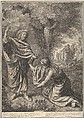 Noli Me Tangere, from The Passion of Christ, plate 25, Grégoire Huret  French, Engraving