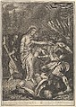 Christ Taken Prisoner in the Garden, from The Passion of Christ, plate 8, Grégoire Huret  French, Engraving
