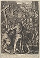 Christ is Sentenced by Pilate, from The Passion of Christ, plate 16, Grégoire Huret  French, Engraving