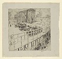 Water Mill, Long Island, Childe Hassam  American, Etching