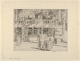 Toby's, Cos Cob, Childe Hassam American, Etching