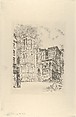 St. Thomas's Church, New York, Childe Hassam  American, Lithograph; from an edition of 62