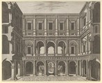 Farnese Palace Interior, from "Speculum Romanae Magnificentiae", Anonymous, Engraving and etching