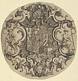 Design for an Ornamental Crest for Silver Plate, William Hogarth British, Engraving