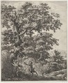 Landscape with Pan and Syrinx, from the Series of Six Mythological Scenes, Anthonie Waterloo (Dutch, Lille 1609–1690 Utrecht), Etching; second state of three.