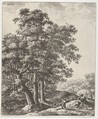 Landscape with Venus and Adonis, from the Series of Six Mythological Scenes, Anthonie Waterloo (Dutch, Lille 1609–1690 Utrecht), Etching; third state of three.
