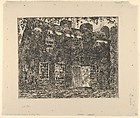 Home Sweet Home Cottage No. 3, Easthampton, Childe Hassam American, Etching