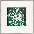 2008.402.6 - Green Color Baby, from Fix Fix, Trenton Doyle Hancock (American, born 1974), Etchings, aquatints, lithographs, silkscreen on chine collé