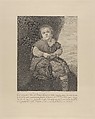 The dwarf Francisco Lezcano, called 'El Niño de Vallecas', after Velázquez, Bartolomé Vázquez  Spanish, Engraving on wove paper