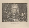 The Fable of Aracne, or 'The Spinners', after Velázquez, Bartolomé Maura  Spanish, Etching on wove paper