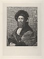 Portrait of Baldassare Castiglione, Henri Dubouchet French, Engraving on chine collé; proof