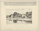 The Chimneys, Portsmouth, Childe Hassam American, Etching
