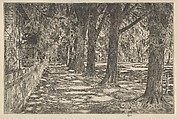Easthampton, Childe Hassam American, Etching with plate tone