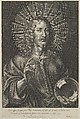 The Savior with the Globe in his Hand, Grégoire Huret  French, Engraving