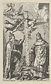St. Charlemagne and St. Louis, Grégoire Huret French, Engraving