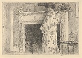 The White Kimono, Childe Hassam American, Etching and drypoint