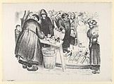 Christmas in Paris, Mabel Dwight  American, Lithograph