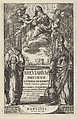 Frontispiece from "Breviarium Parisiense Ac Forman Sacro Sancti Concilij Tridentini restitutum Illvstrissimi et Reverendissimi in Christo Partis D. Joannes Francisci de Gondy...auctoritate..., Grégoire Huret  French, Engraving